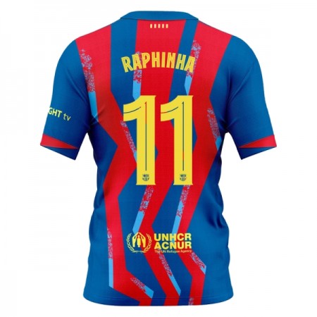 Jalkapallo Peliasut FC Barcelona Raphinha 11 Neljäs Pelipaita 2025-26 Lyhythihainen